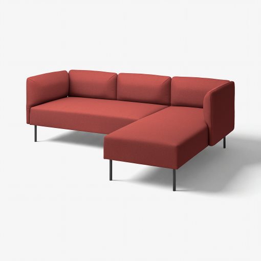 LILLEHEM, 3-seat modular sofa w chaise longue, 095.682.72