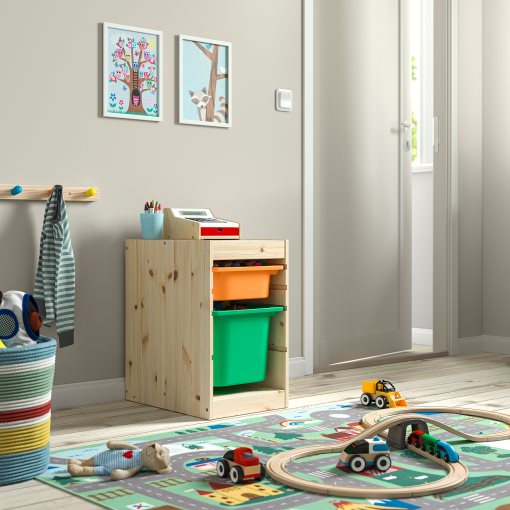 TROFAST, storage combination with boxes, 32x44x52 cm, 095.732.78