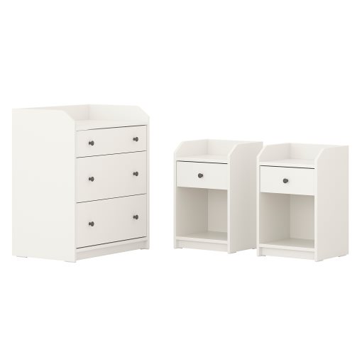 HAUGA, bedroom furniture, set of 3, 095.755.88