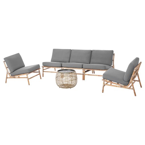 TVARÖ/FÅLSKÄR, 5-seat conversation set, outdoor, 095.857.09