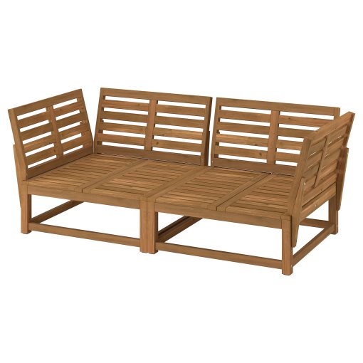 NÄMMARÖ, 2-seat modular sofa with armrests outdoor, 183 cm, 096.075.13