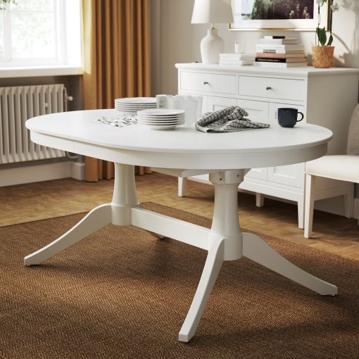 ROSENTORP/NÄSIN, table and 6 chairs, 160/215x110 cm, 096.101.34