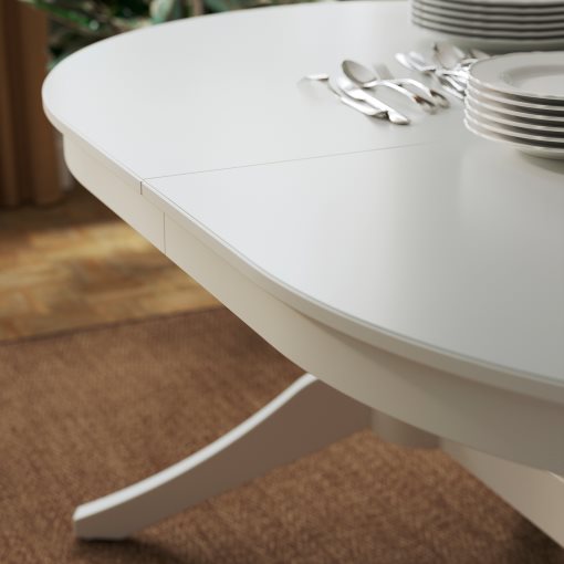 ROSENTORP/NÄSIN, table and 6 chairs, 160/215x110 cm, 096.101.34