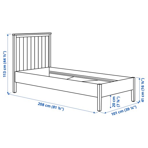 GULLABERG, bed frame, 90x200 cm, 096.144.86