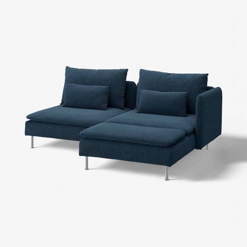 SÖDERHAMN, 2-seat sofa with chaise longue with armrest, 096.222.31