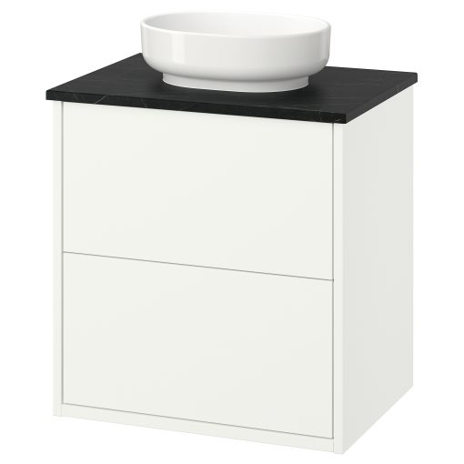 HAVBÄCK/VINDEL, wash-stand with drawers/wash-basin, 62x49x77 cm, 096.224.53
