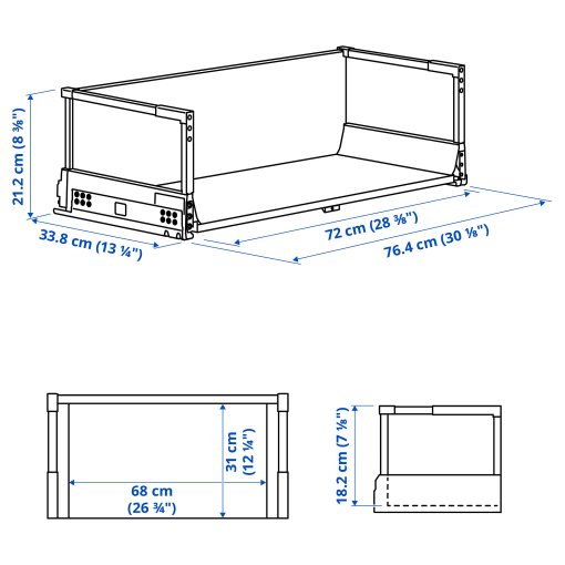 MAXIMERA, συρτάρι,ψηλό, 102.850.26