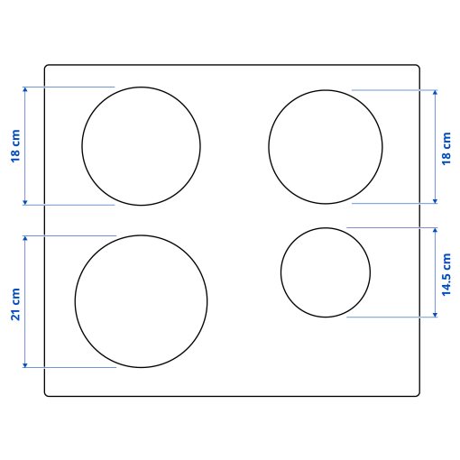 MATMÄSSIG, 300 induction hob, 59 cm, 104.670.93