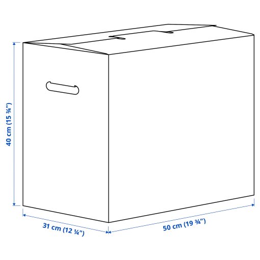DUNDERGUBBE, moving box, 50x31x40 cm, 104.770.49