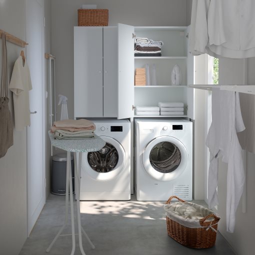 NYSJÖN, cabinet for washing machine, 65x190 cm, 104.964.77