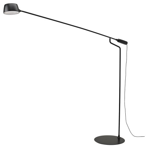 VÅGHÖJD, floor lamp with built-in LED light source/dimmable, 105.012.71
