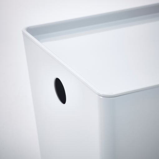 KUGGIS, box with lid, 18x26x15 cm, 105.012.85