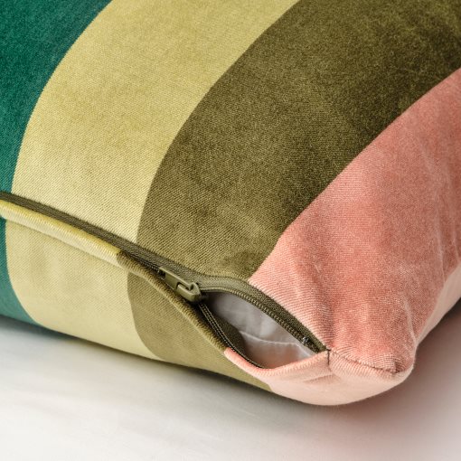 VATTENVÄN, cushion cover/striped, 50x50 cm, 105.432.90