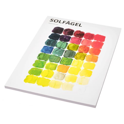 SOLFÅGEL, canvas pad, 16 pieces, 105.442.23