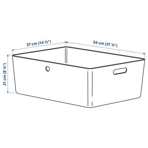 KUGGIS, box, 37x54x21 cm, 105.685.15