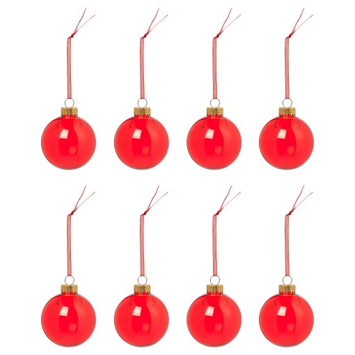 VINTERFINT, tree ornament/bauble/8 pack, 6 cm, 105.806.02