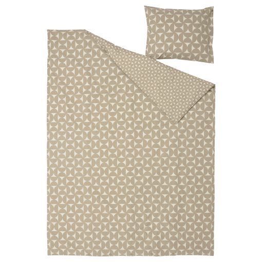 ÄNGSNEJLIKA, duvet cover and pillowcase, 150x200/50x60 cm, 105.853.22