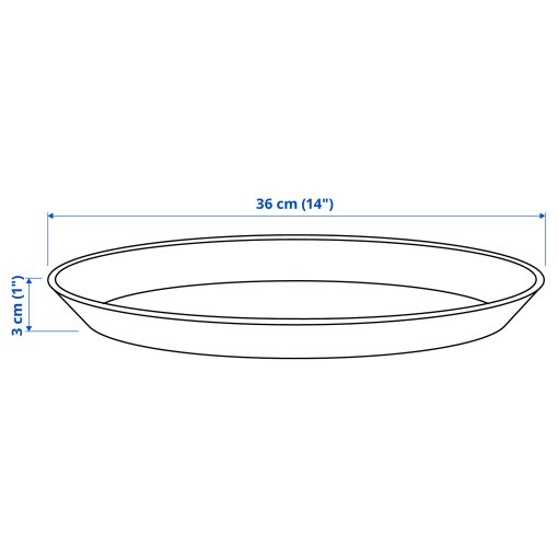 KRUSTISTEL, tray, 36 cm, 105.866.23