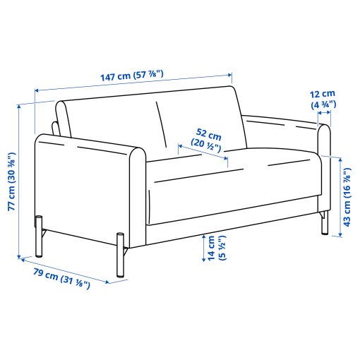 SALTMYRAN, 2-seat sofa, 105.969.95