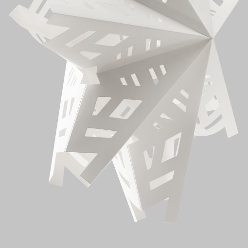 STRÅLA, lamp shade snowflake, 48 cm, 106.005.44