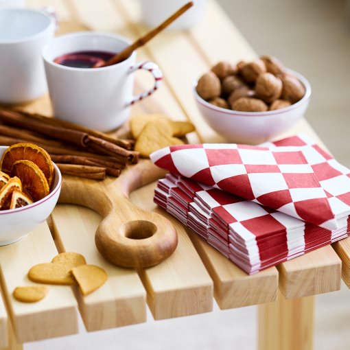 VINTERFINT, paper napkin 33x33 cm/30 pack, 160g, 106.037.93