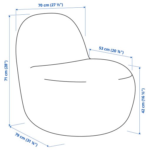 LILLESÄTER, swivel easy chair, 106.184.88