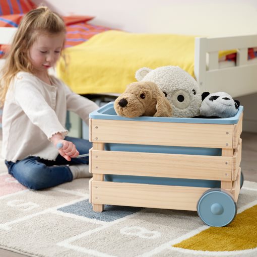 FLISAT, toy storage with wheels, 38x43x29 cm, 106.201.27