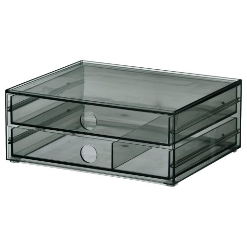 VISSLAAN, mini chest with 2 drawers, 23x19x9 cm, 106.302.06