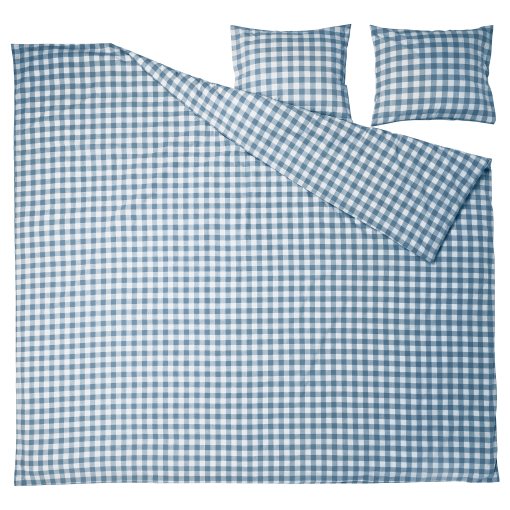 EKTANDVINGE, duvet cover and 2 pillowcases, 240x220/50x60 cm, 106.326.63