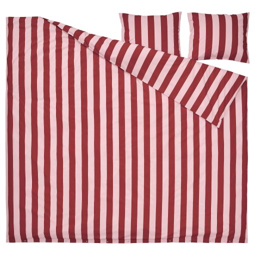 SLANHOSTMAL, duvet cover and 2 pillowcases, 240x220/50x60 cm, 106.328.61