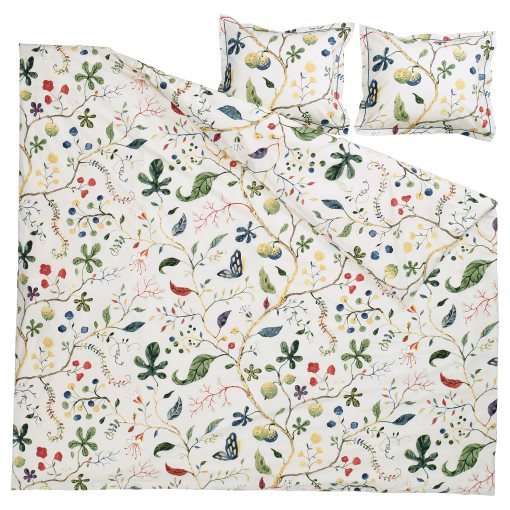KRONBUSKE, duvet cover and 2 pillowcases, 240x220/50x60 cm, 106.376.46