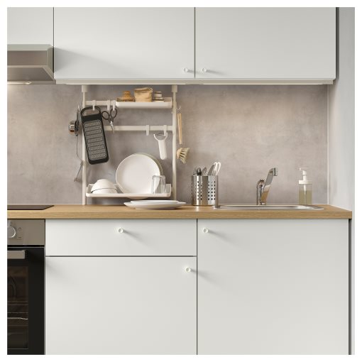 SUNNERSTA, kitchen organiser set/no drill/dish drainer/hook, 193.384.26