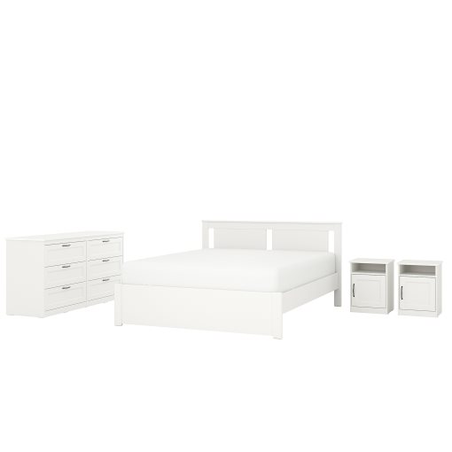 SONGESAND, bedroom furniture/set of 4, 160x200 cm, 194.833.95