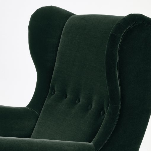 STRANDMON, armchair and footstool, 194.839.08