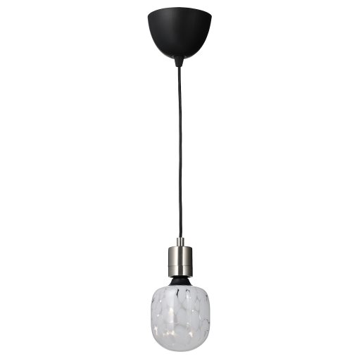 SKAFTET/MOLNART, pendant lamp with light bulb, 194.945.63