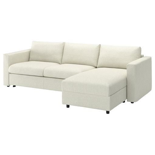 VIMLE, 3-seat sofa-bed with chaise longue, 195.452.42