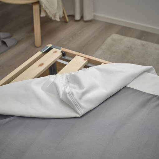 LYNGOR, slatted mattress base with legs, 90x200 cm, 195.544.15