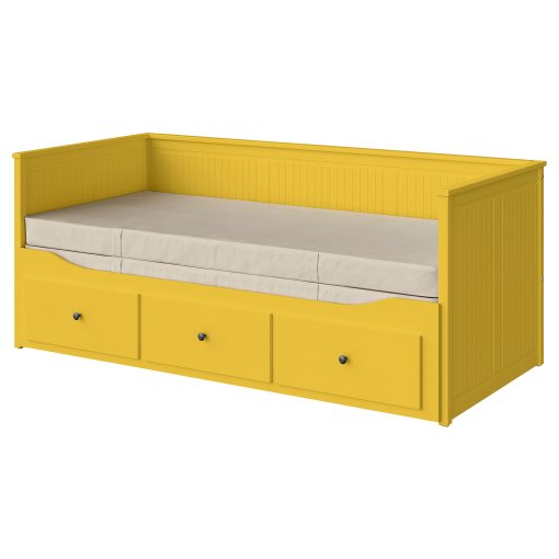 HEMNES, κρεβάτι επισκέπτη day bed 3 συρτάρια/2 στρώματα, 80x200 cm, 195.598.80