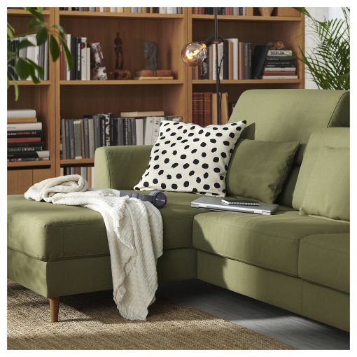 SLATORP, 3-seat sofa with chaise longue, 195.775.96
