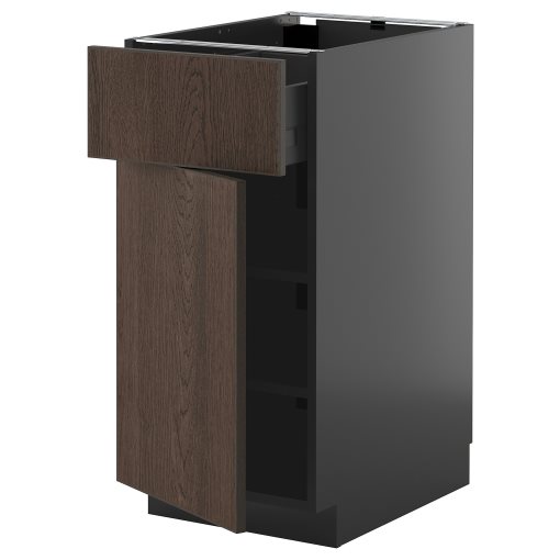 METOD/KNIVSHULT, base cabinet with drawer/door, 40x60 cm, 195.870.67