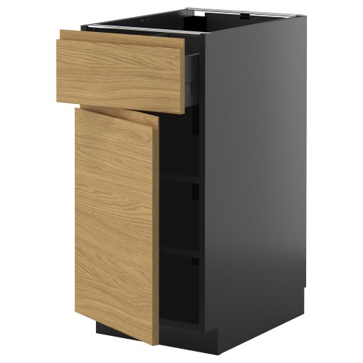 METOD/KNIVSHULT, base cabinet with drawer/door, 40x60 cm, 195.877.17