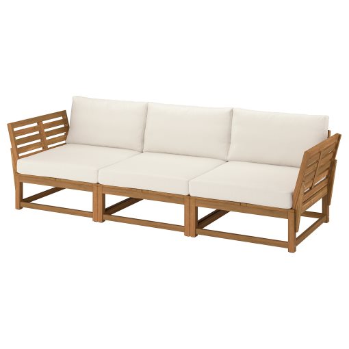 NÄMMARÖ, 3-seat modular sofa with armrests outdoor, 264 cm, 196.075.17