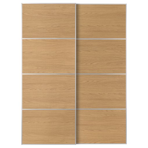 MEHAMN, pair of sliding doors, 150x201 cm, 196.090.12