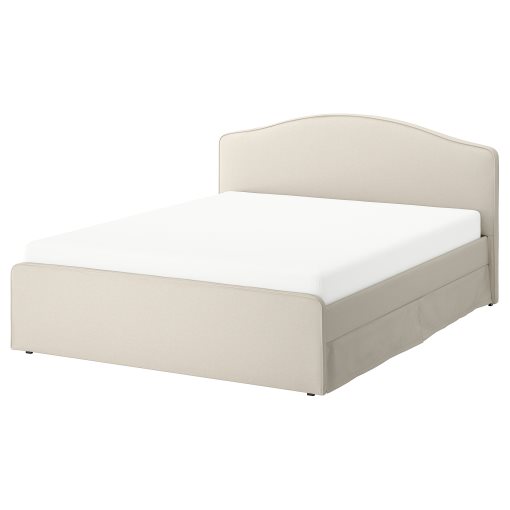 RAMNEFJALL, upholstered bed frame, 160x200 cm, 196.272.47