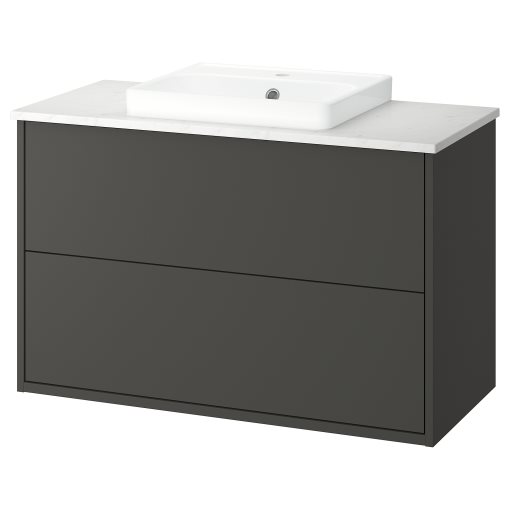 HAVBACK/ORRSJON, wash-stand with drawers/wash-basin, 102x49x71 cm, 196.293.74