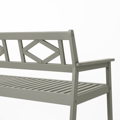 BONDHOLMEN, bench with backrest, outdoor, 204.206.32