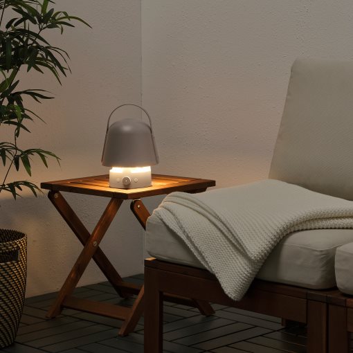 VAPPEBY, bluetooth speaker lamp outdoor, 205.107.36