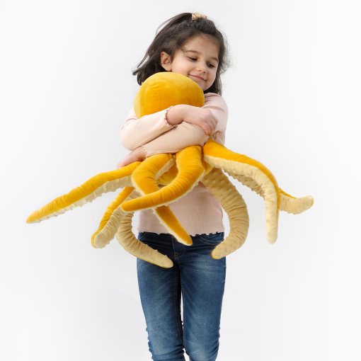 BLÅVINGAD, soft toy/octopus, 50 cm, 205.221.07