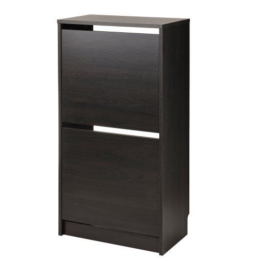BISSA, shoe cabinet with 2 compartments, 49x28x93 cm, 205.302.06