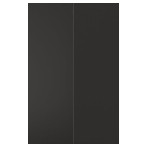 NICKEBO, πόρτα για γωνιακό ντουλάπι βάσης, 2 τεμ. 25x80 cm, 205.377.26